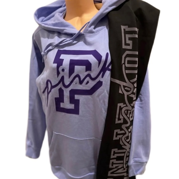 NEW VICTORIAS SECRET PINK FULL ZIP OR PULLOVER HOODIE & LEGGINGS 2PC SET - Picture 3 of 6